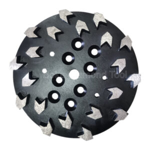 Concrete Floor Grinding Plate 10inch 250mm Arrow Diamond Discs Grinding Wheels