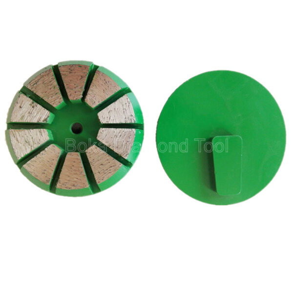 3inch Concrete Diamond Grinding Pads with Redi Lock System Plate