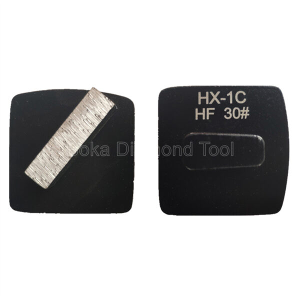 Boka Redi Lock Single Segment diamond grinding plate for Husqvarna grinder