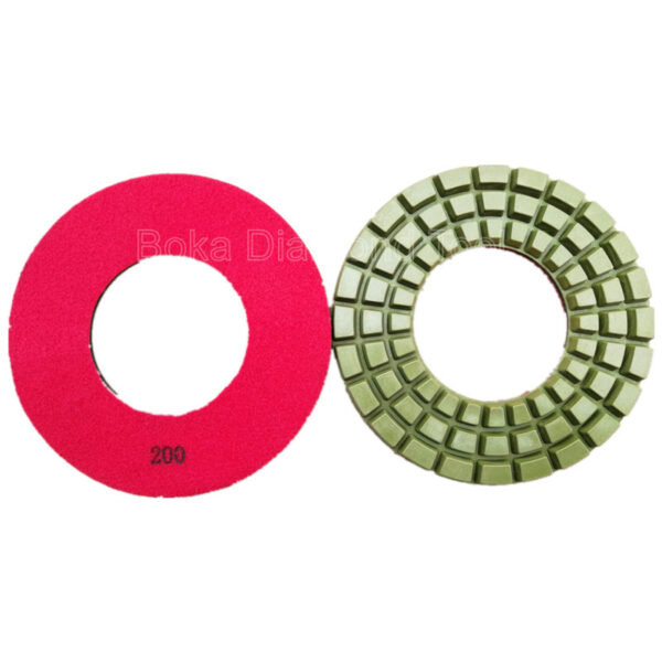 9 Inch Waffel Heavy Duty Dry Polishing Pad BK-P230