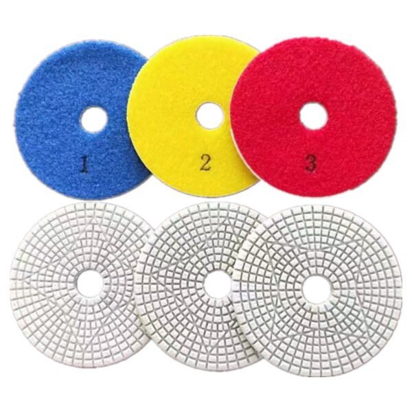 thumbnail image 2 of 4\" 3 Step Hybrid Polishing Pad Set 2 of 9