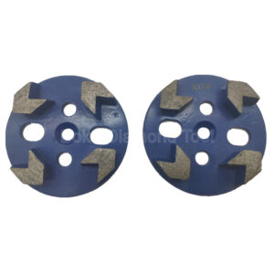 4inch Epoxy Diamond Pads Metal Grinding Pads with 4 Arrow Segments