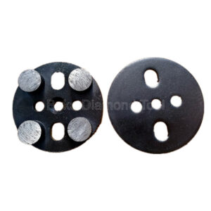 4inch Concrete Grinding Disc Diamond Metal Pads with 4 Button Segments