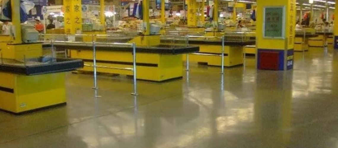 Concrete flooring